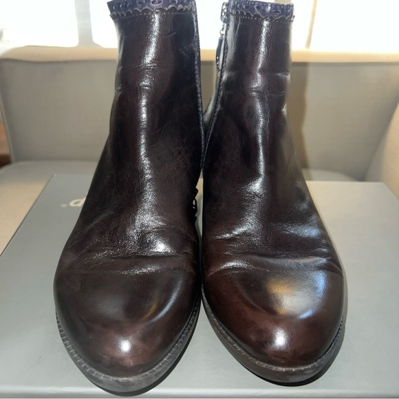 Spring Step “Micaela” Women’s Ankle Bootie Dark Brown Size 6.5M - Picture 3 of 12